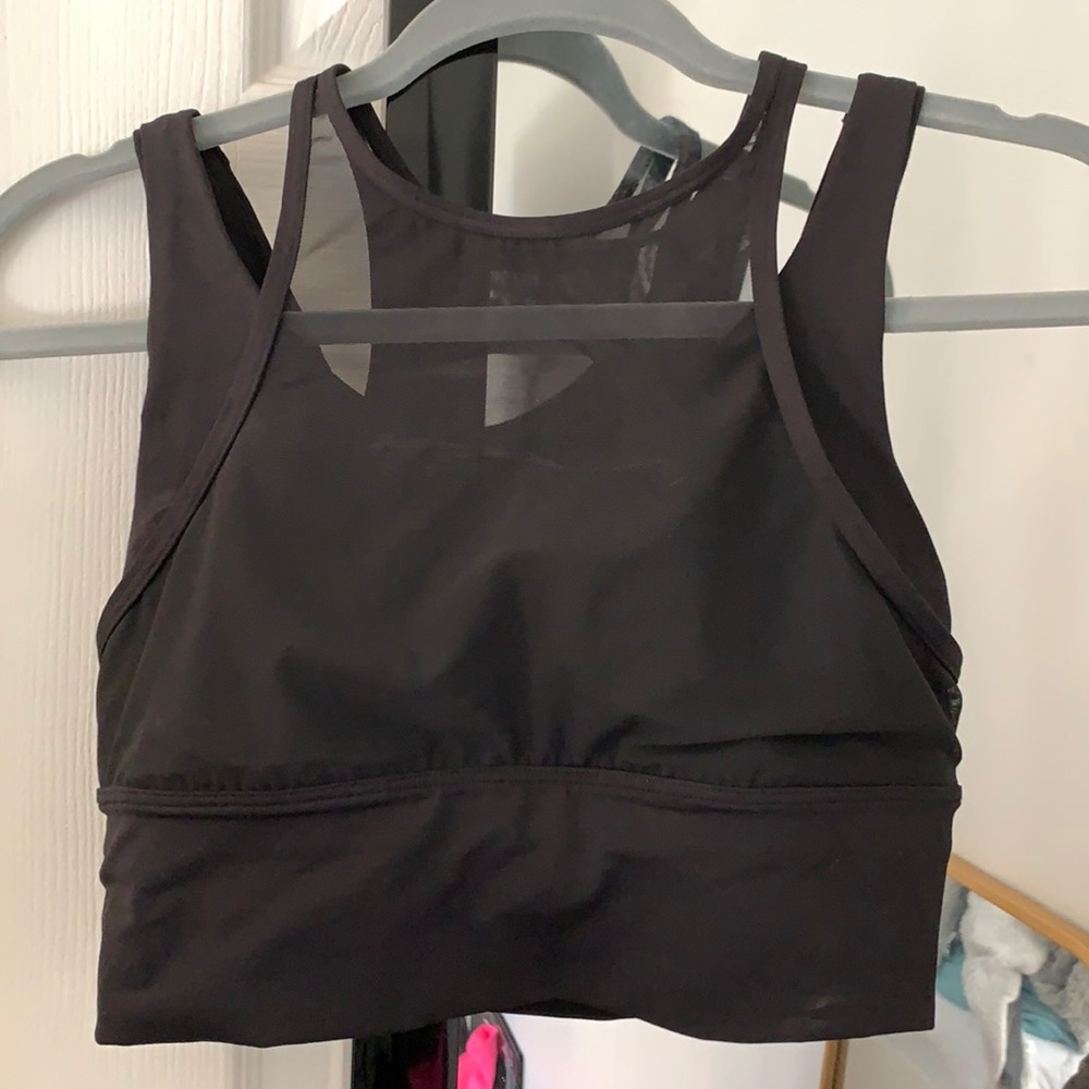Double Layered Mesh Sports Bra